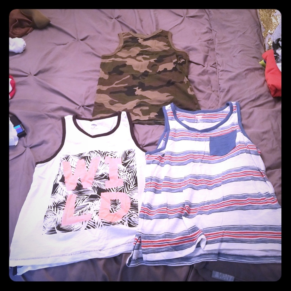 Lot of 3 boys tank top size 8